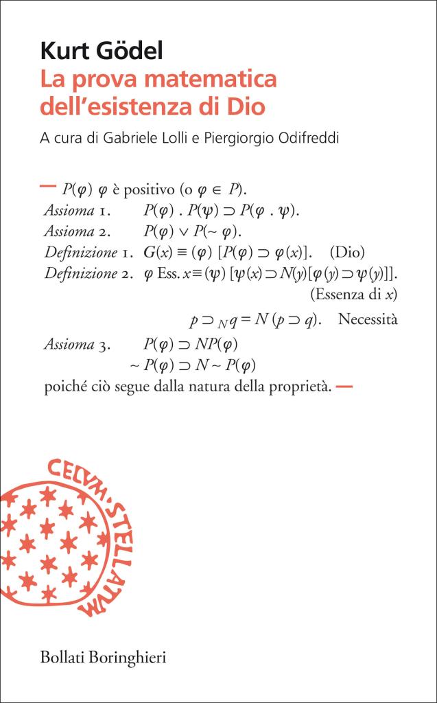 Copertina di La Prova Matematica dell’Esistenza di Dio, Kurt Gödel, Bollati Boringhieri