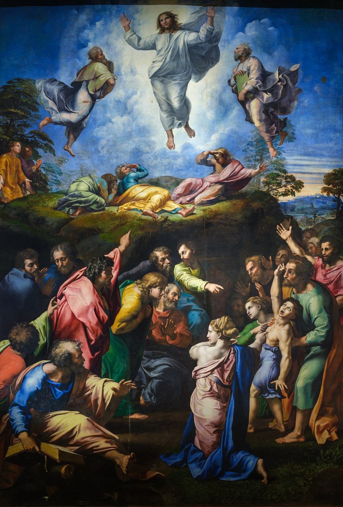 Raffaello e Giulio Romano Trasfigurazione, 1518-1520, Pinacoteca Vaticana