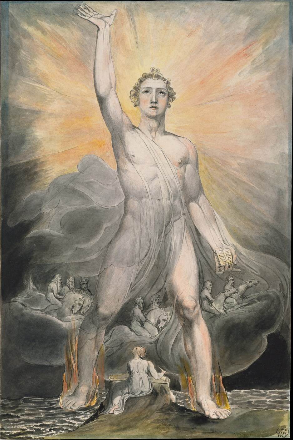 William Blake, Angel of the Revelation, 1803-1805